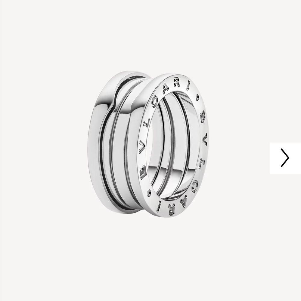 Bulgari/Bvlgari b.zero1 ring in white gold
